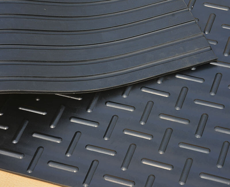 Checker Rubber Stable Mat