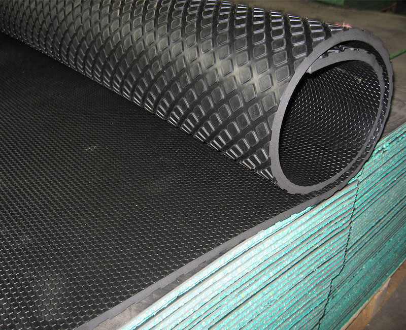 Hexagon Rubber Stable Mat