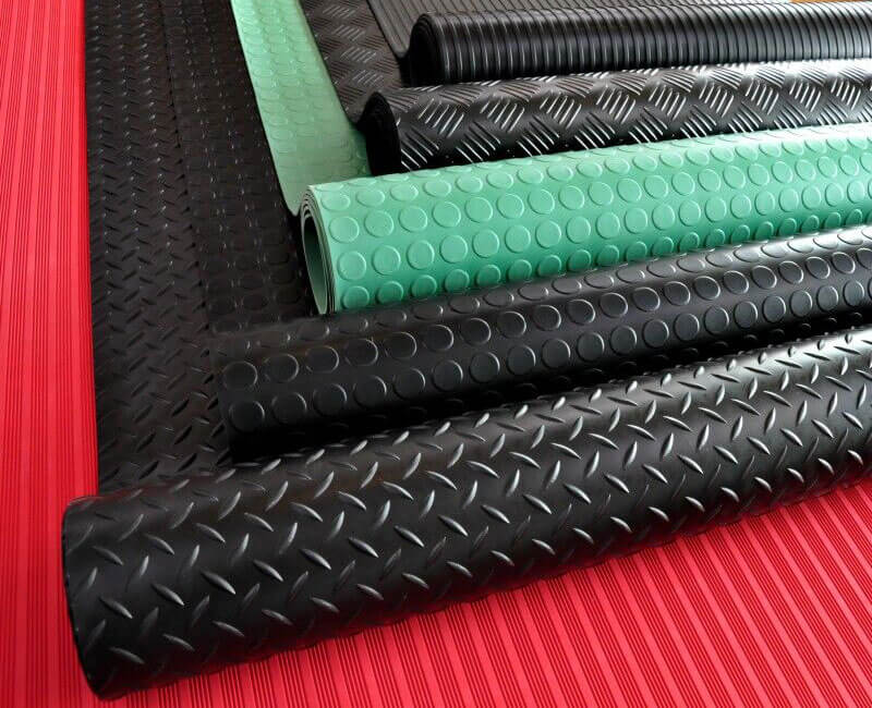 Round Dot Rubber Flooring